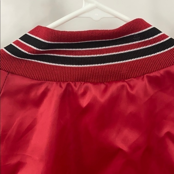 Ball Is Wife Red Womens XL Button Up Jacket - Picture 2 of 11